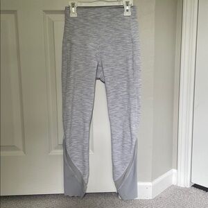 Lululemon Athletica Striped Gray Leggings
